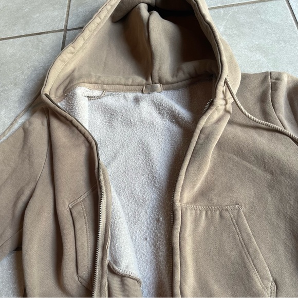 Brown & Sage Green John Galt/Brandy Melville Hoodies - Picture 8 of 8